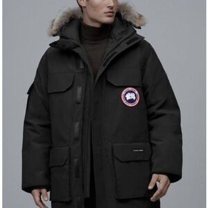 Outdoor classic warm 🚀CANADA GOOSE🚀 black windproof down jacket